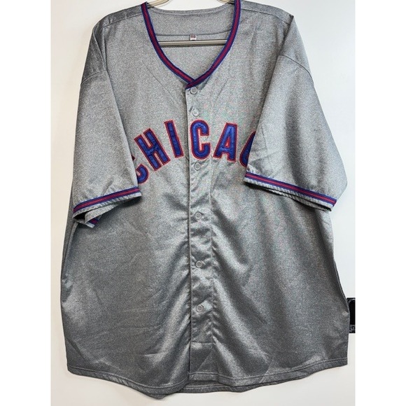 Chicago Baseball Jersey Embroidered Number 14 Ernie Banke Mens XXL - Picture 2 of 9
